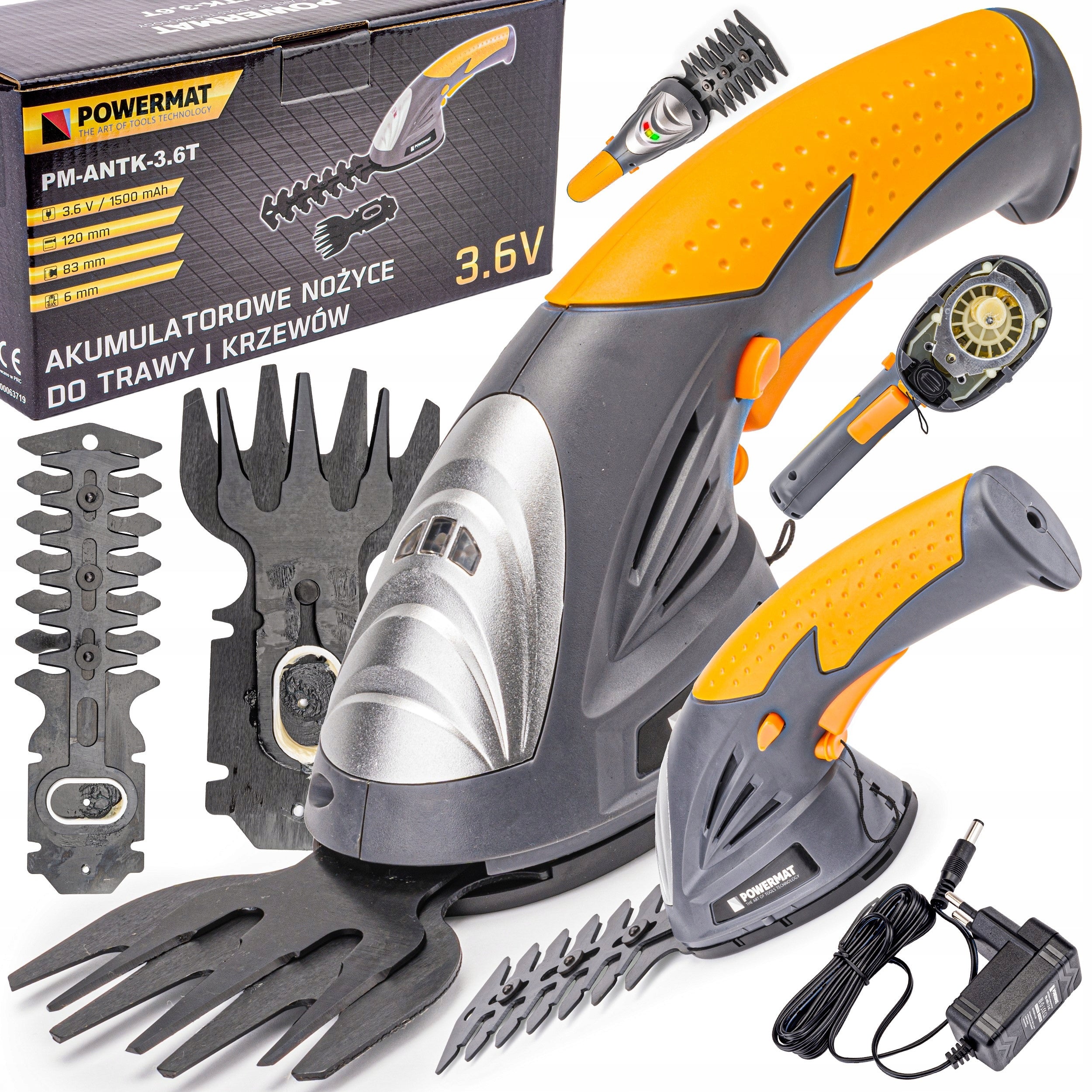 Cordless electric shears Powermat 12 cm 3,6 V