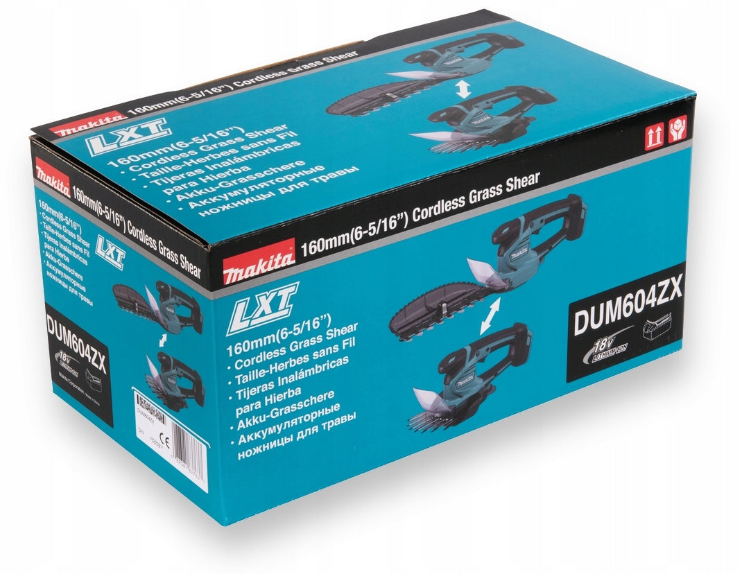 Cordless grass shears Makita DUM604ZX universal body Power supply battery operated