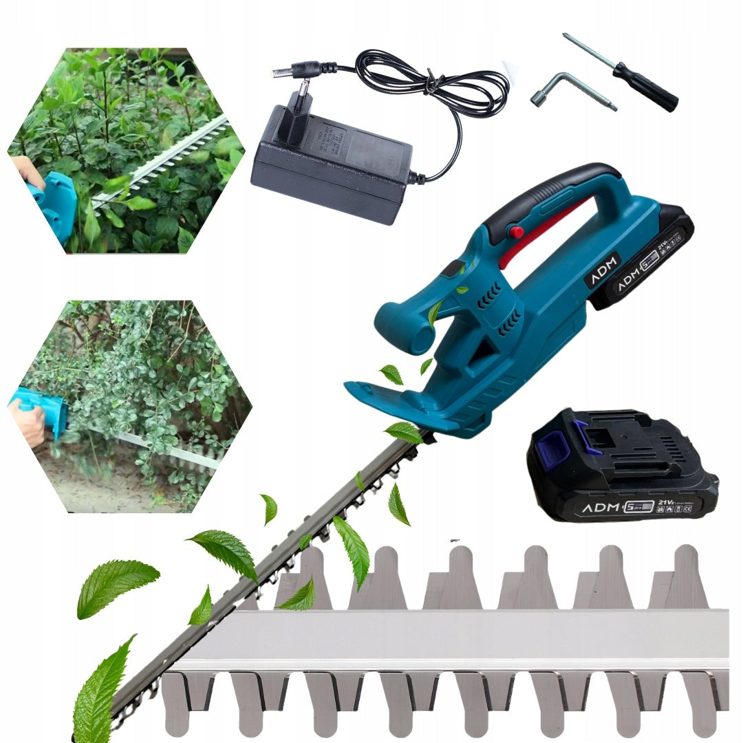 Cordless hedge trimmer ADM 20V 52 cm + battery and charger
