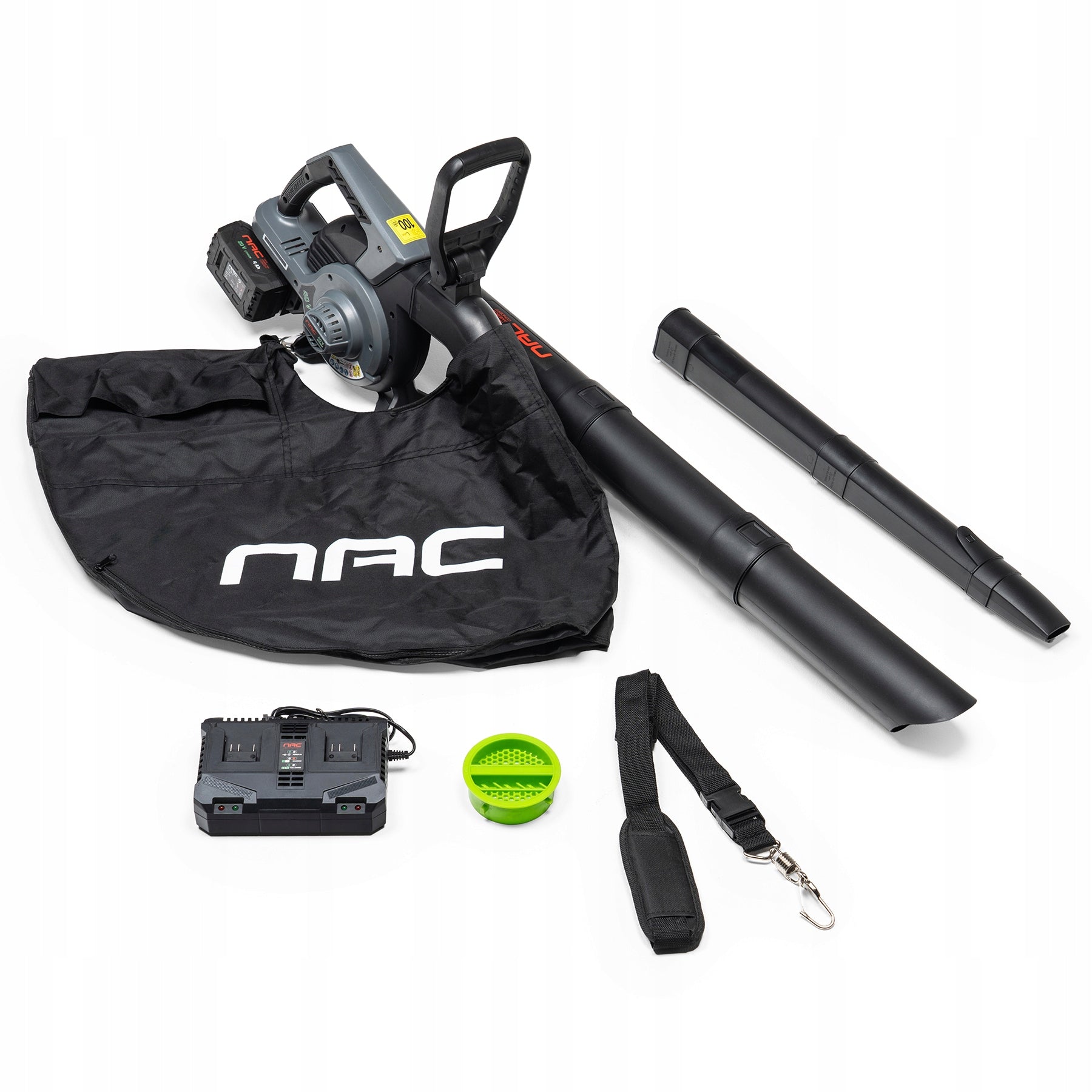 Cordless leaf vacuum cleaner NAC VBB40-2B40-S + 2 x 4,0 Ah + Charger Manufacturer code VBB40-2B40-S