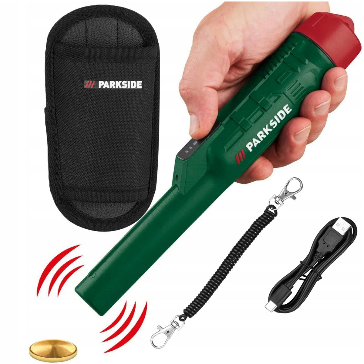 Cordless metal detector PAMD 4 A1