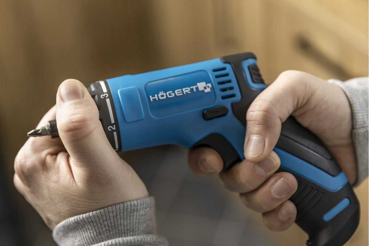 Cordless screwdriver 7,2V, 10Nm, 230 rpm, in case, Hoegert Technik Manufacturer code HT2E212