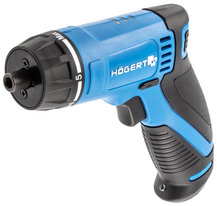 Cordless screwdriver 7,2V, 10Nm, 230 rpm, in case, Hoegert Technik