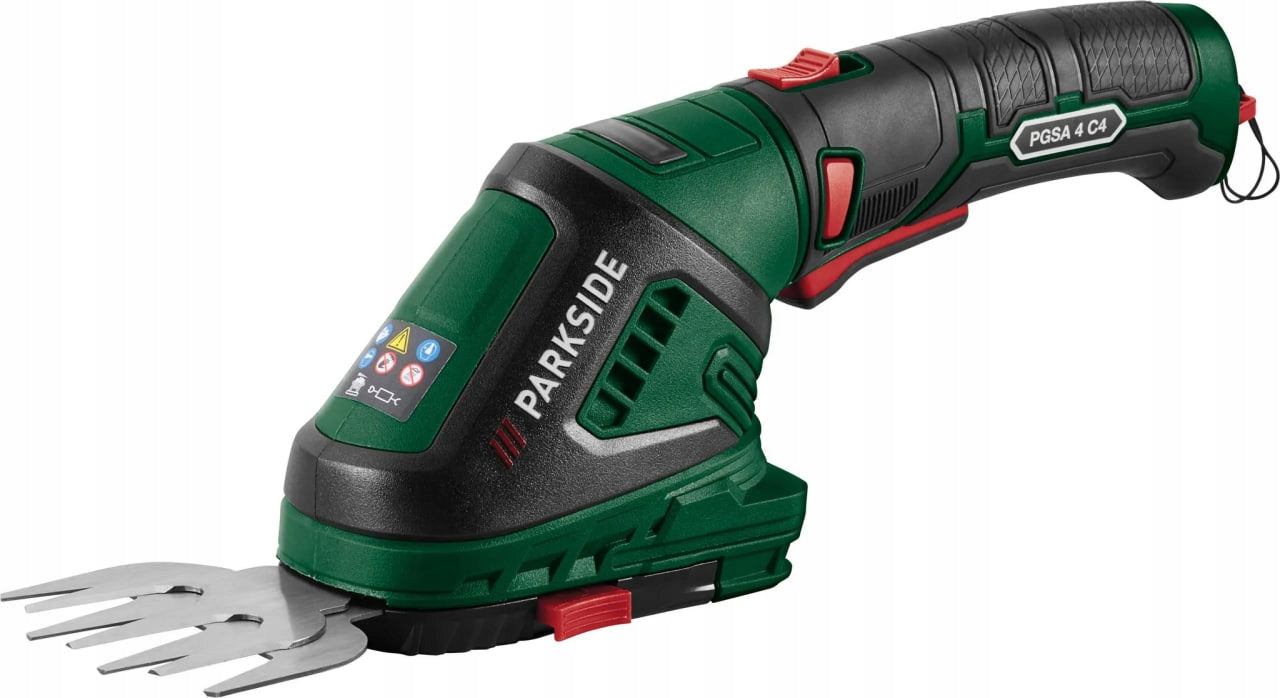 Cordless shears for grass and shrubs PARKSIDE PGSA 4 2w1 2Ah USB-C