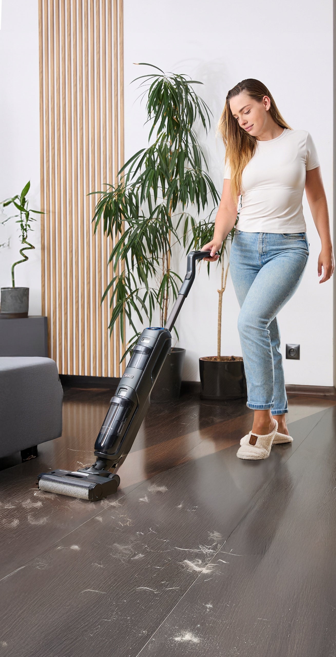 Cordless upright vacuum cleaner 6in1 Yoer 400m2 +HEPA12 +60 min work Packaging status original