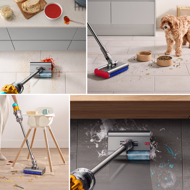 Cordless upright vacuum cleaner Dyson V12s Detect Slim Submarine grey Dust container volume 0.35 l