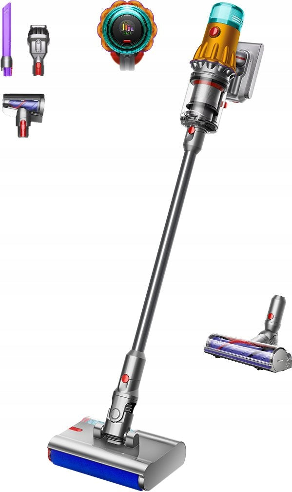 Cordless upright vacuum cleaner Dyson V12s Detect Slim Submarine grey
