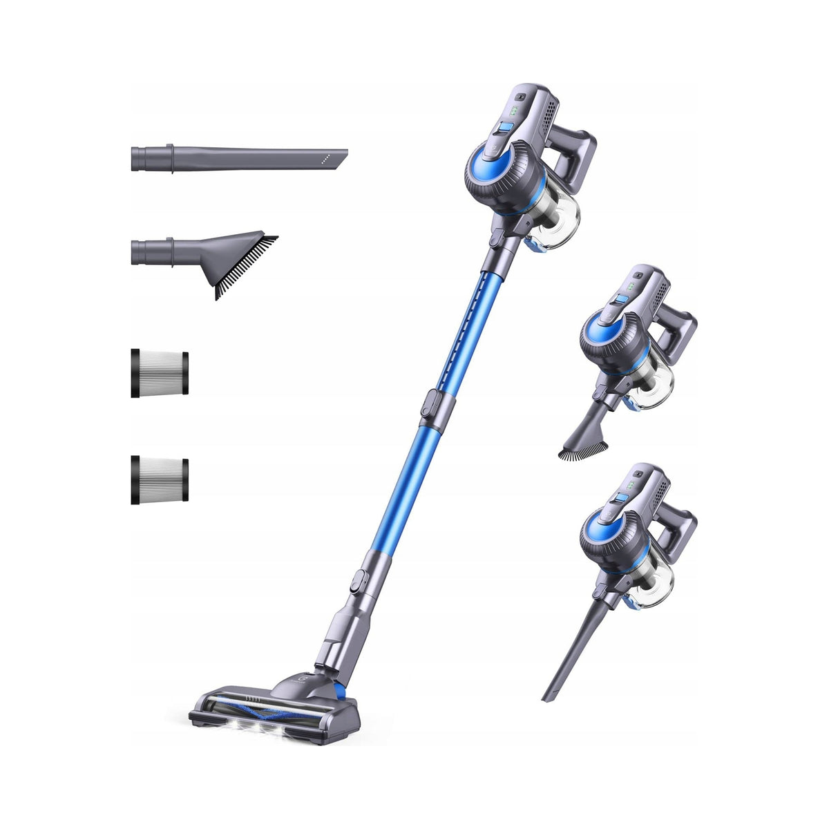 Cordless upright vacuum cleaner Greenote GSC50 200 W blue Brand Greenote