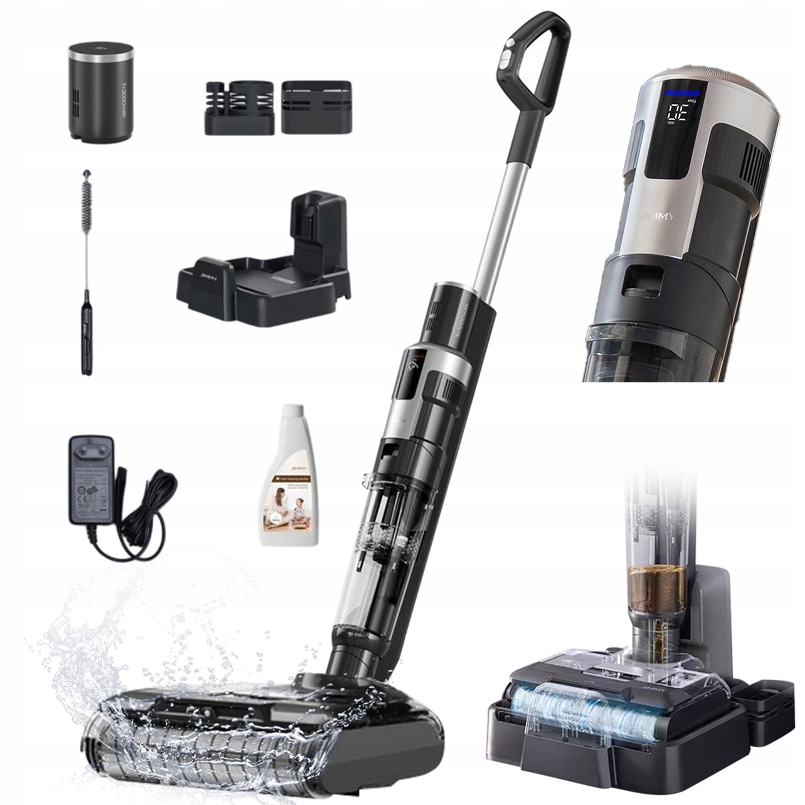 Cordless upright vacuum cleaner JIMMY HW9 300W 15KPA