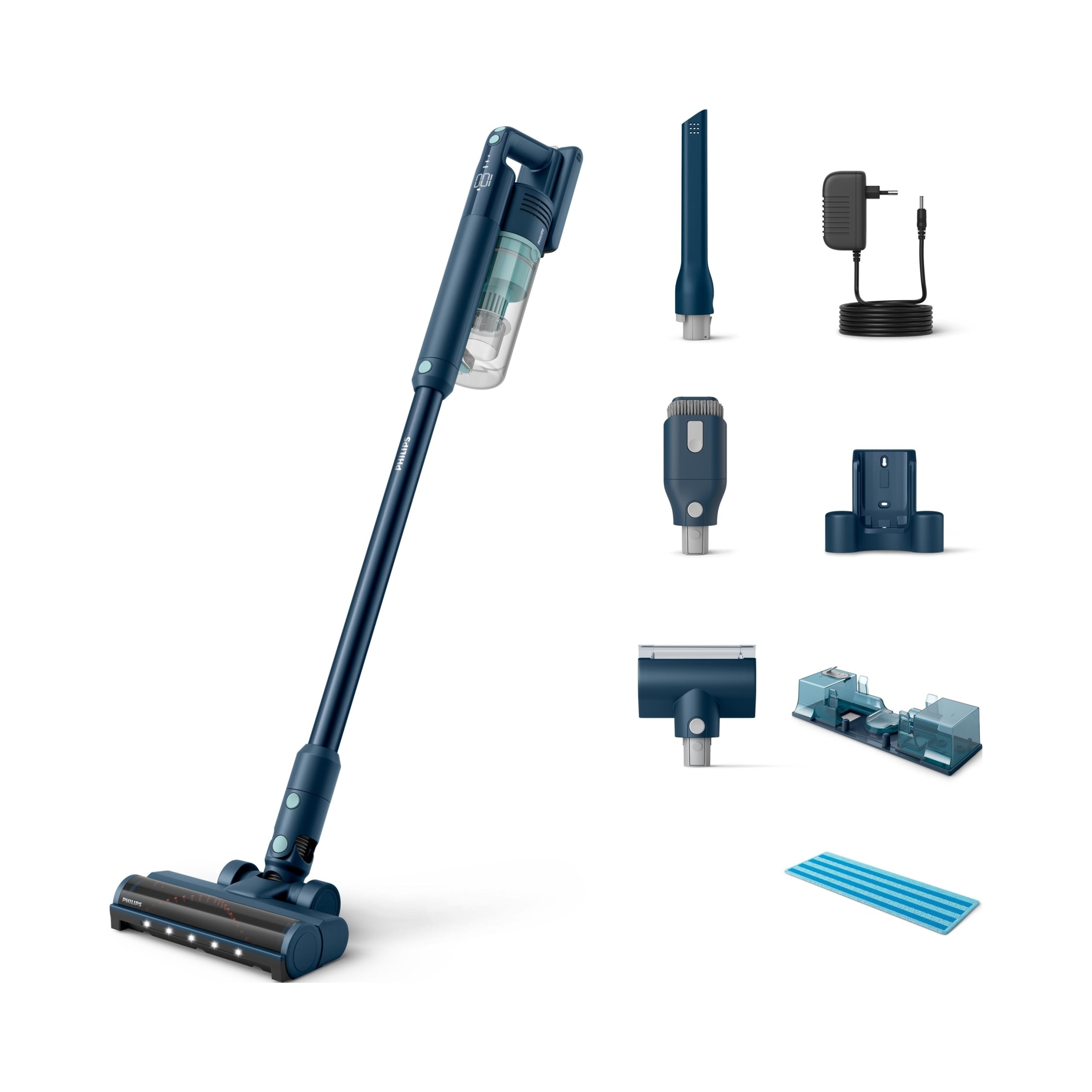 Cordless upright vacuum cleaner Philips Aqua 5000 XC5141/01 3v1