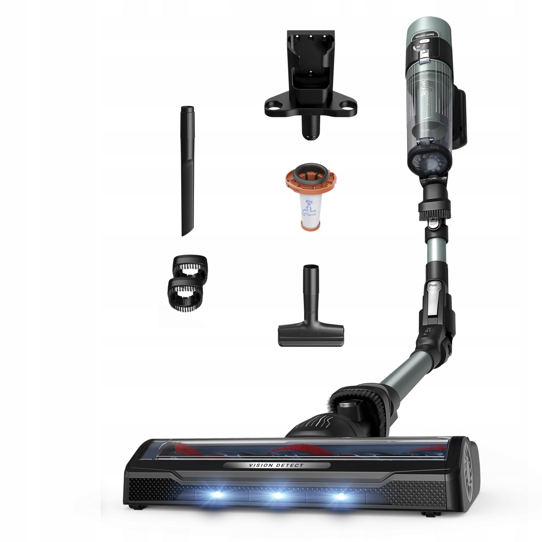Cordless upright vacuum cleaner Tefal X-Force Flex 10.80 TY7A32 LED