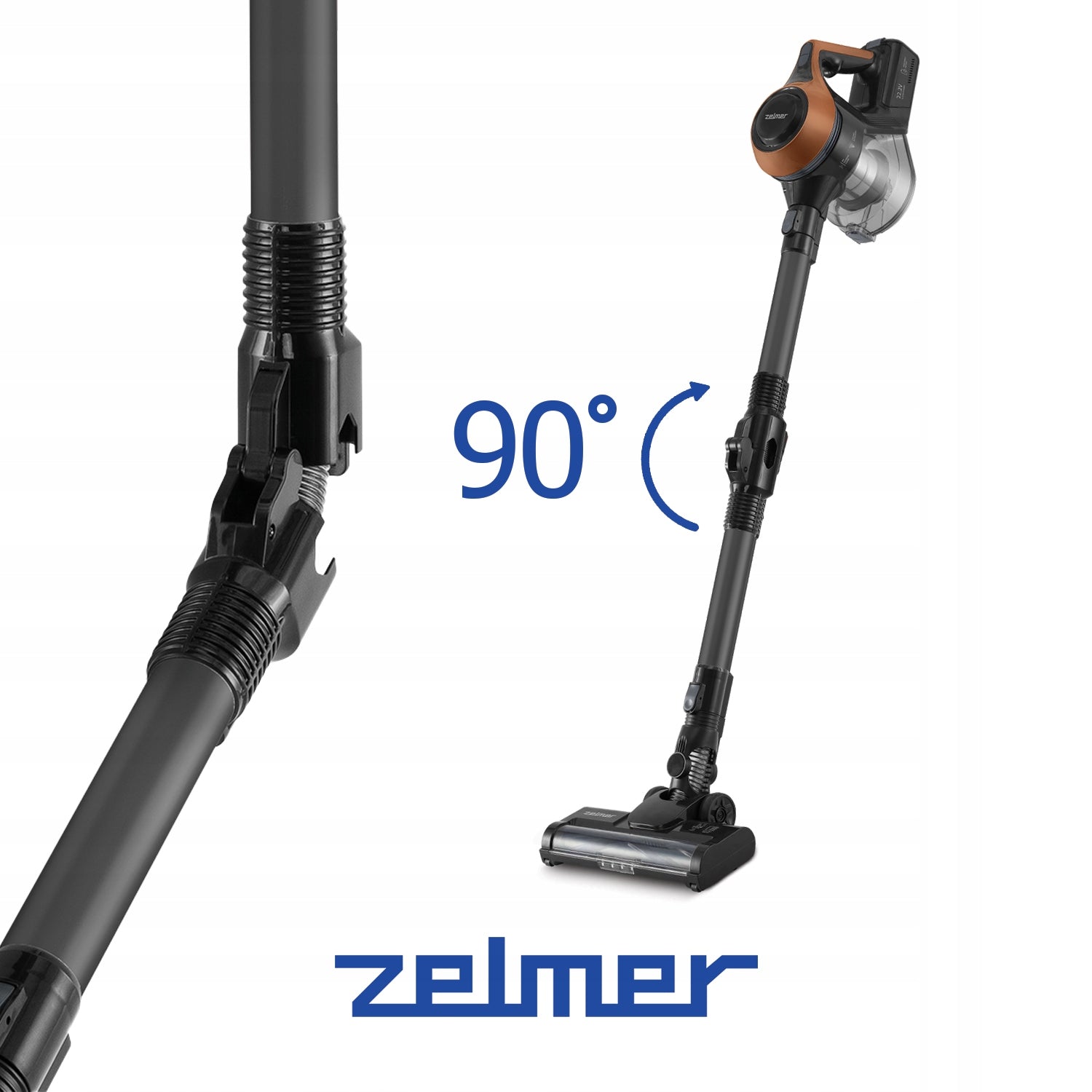 Cordless upright vacuum cleaner Zelmer ZSVC512DF Piotr Brand Zelmer