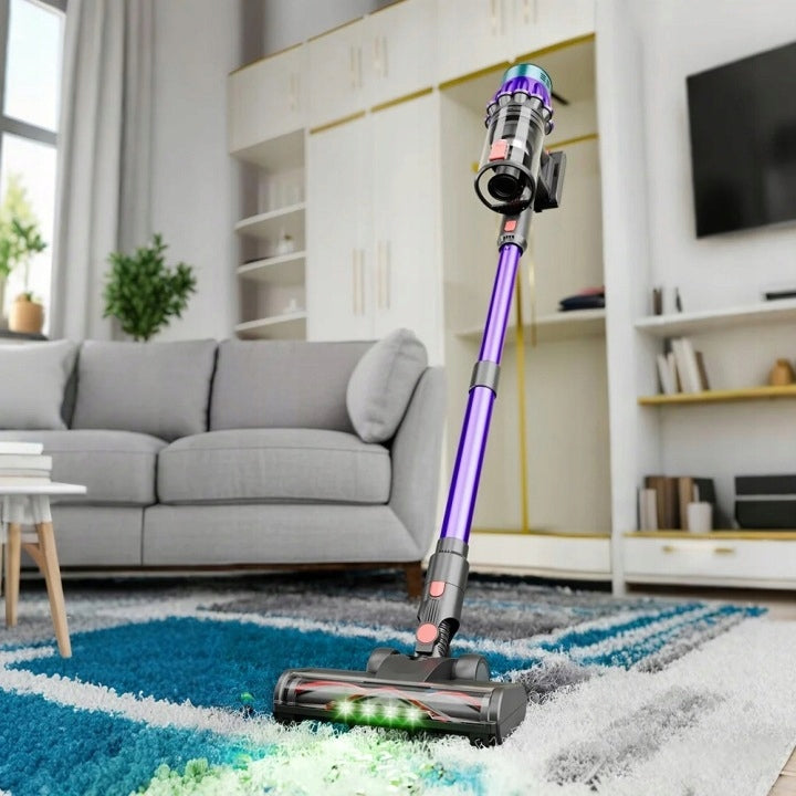 Cordless vacuum cleaner COTIAR V22 500w purple Manufacturer no brand