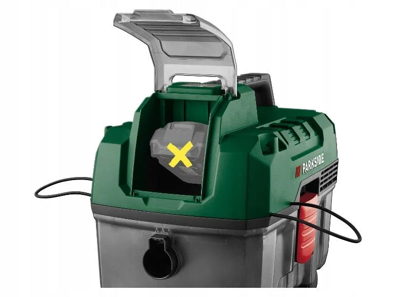 Cordless vacuum cleaner blower Parkside PAWD 20 V 60 W 8 l Manufacturer code PAWD 20 LI