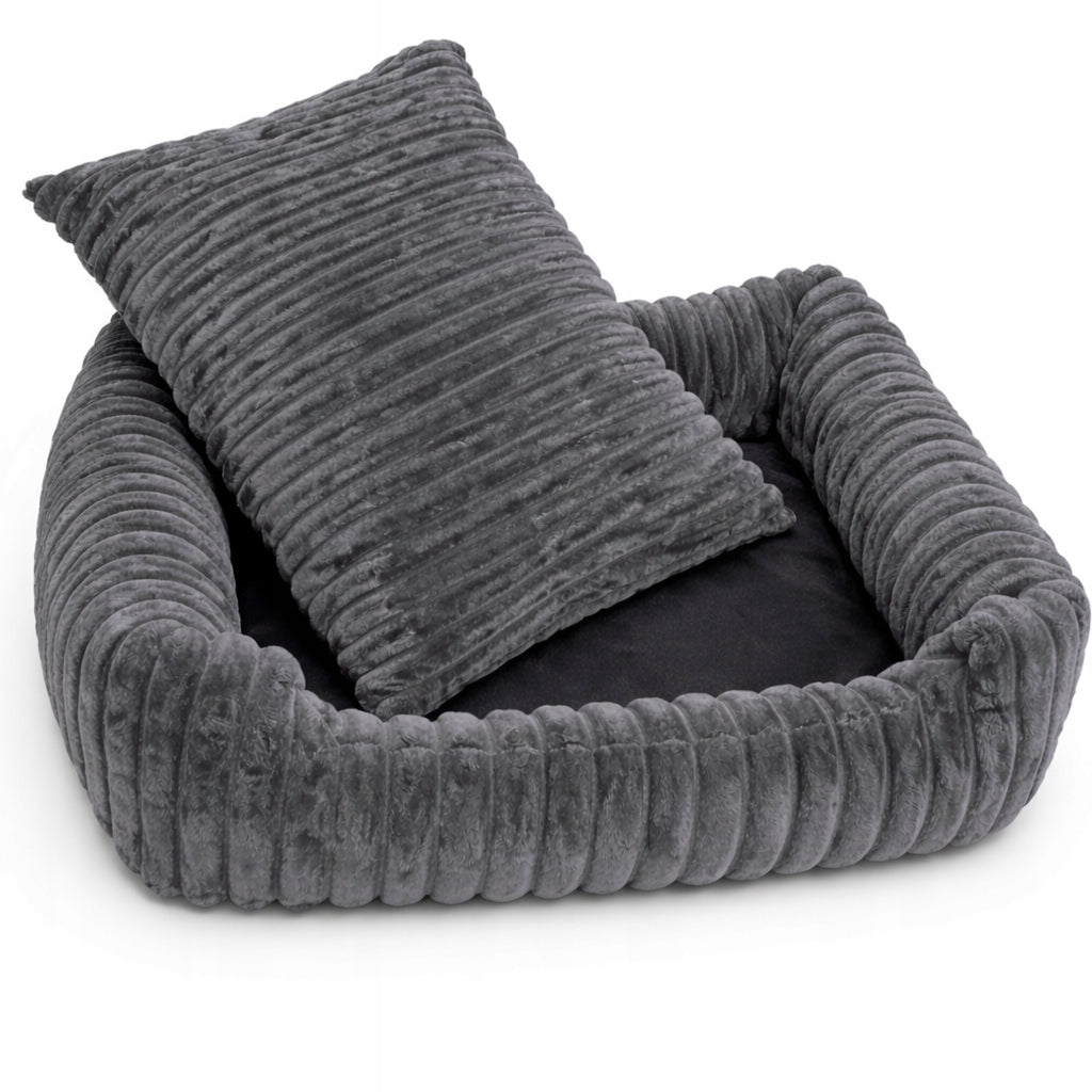 Corduroy bed graphite couch for dog and cat M 50 x 65 cm Manufacturer code KSCS