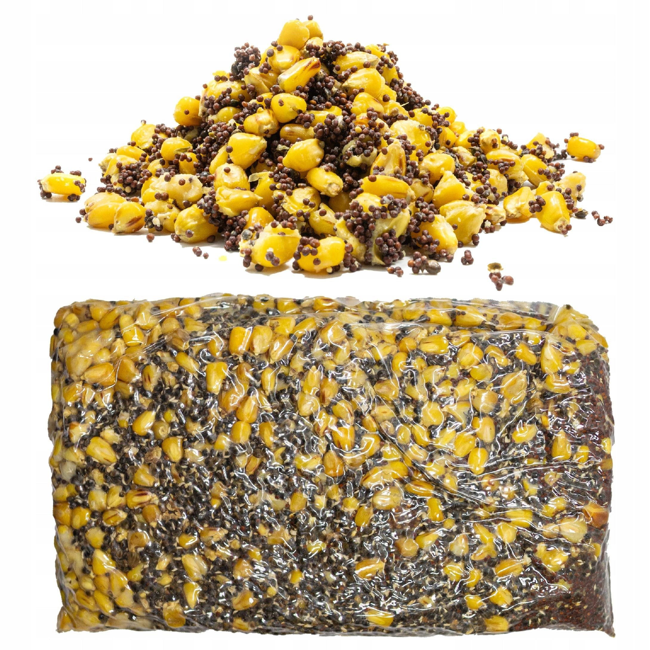 Corn cooked fishing for fish 2,5kg natural wheat rapeseed mix