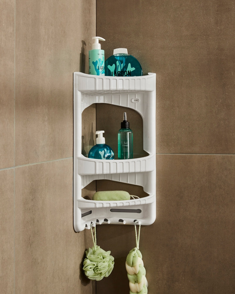 Corner Bathroom Shelf for Shower Corner Cabinet Bookcase for Bathroom