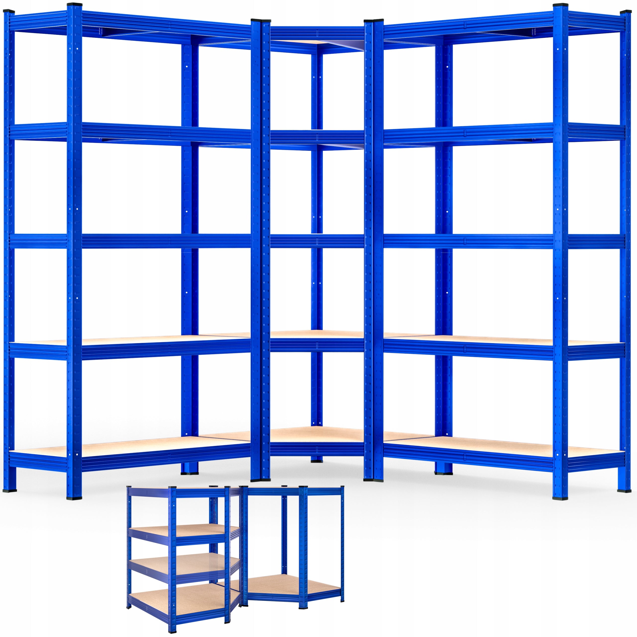 Corner Storage Rack 2+1 Metal Workshop Shop Garage Basement Manufacturer code 996808