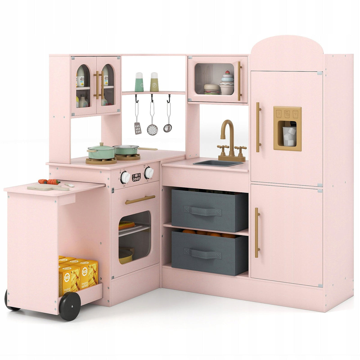 Corner children's kitchen with sound effects Children's kitchen