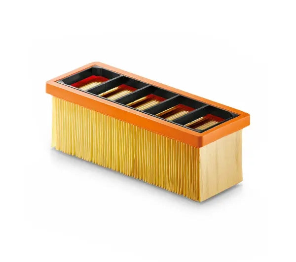 Corrugated inlet filter for Karcher 6.414-498.0 vacuum cleaner