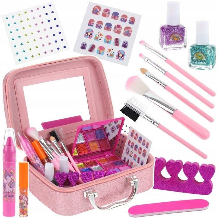 Cosmetic Case Makeup and Nail Styling Set Dressing Table Shadows