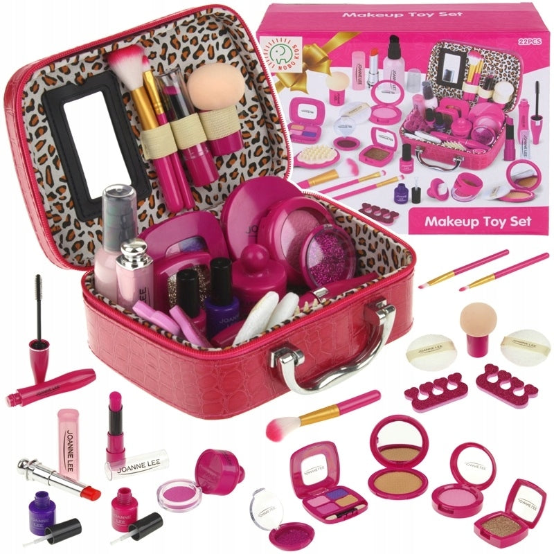Cosmetic Case Nail Makeup Set Make Up Cosmetics for Kids