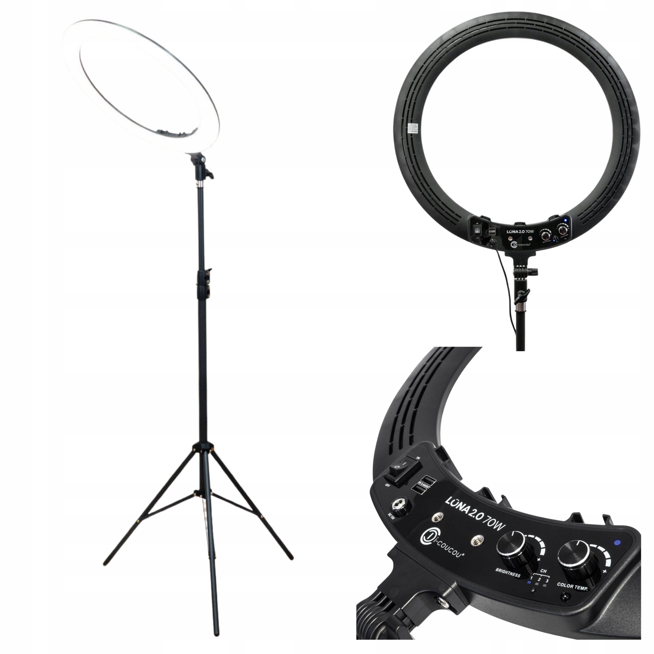 Cosmetic Lamp Led Eyelash Extension Makeup Shadowless Floor Ring