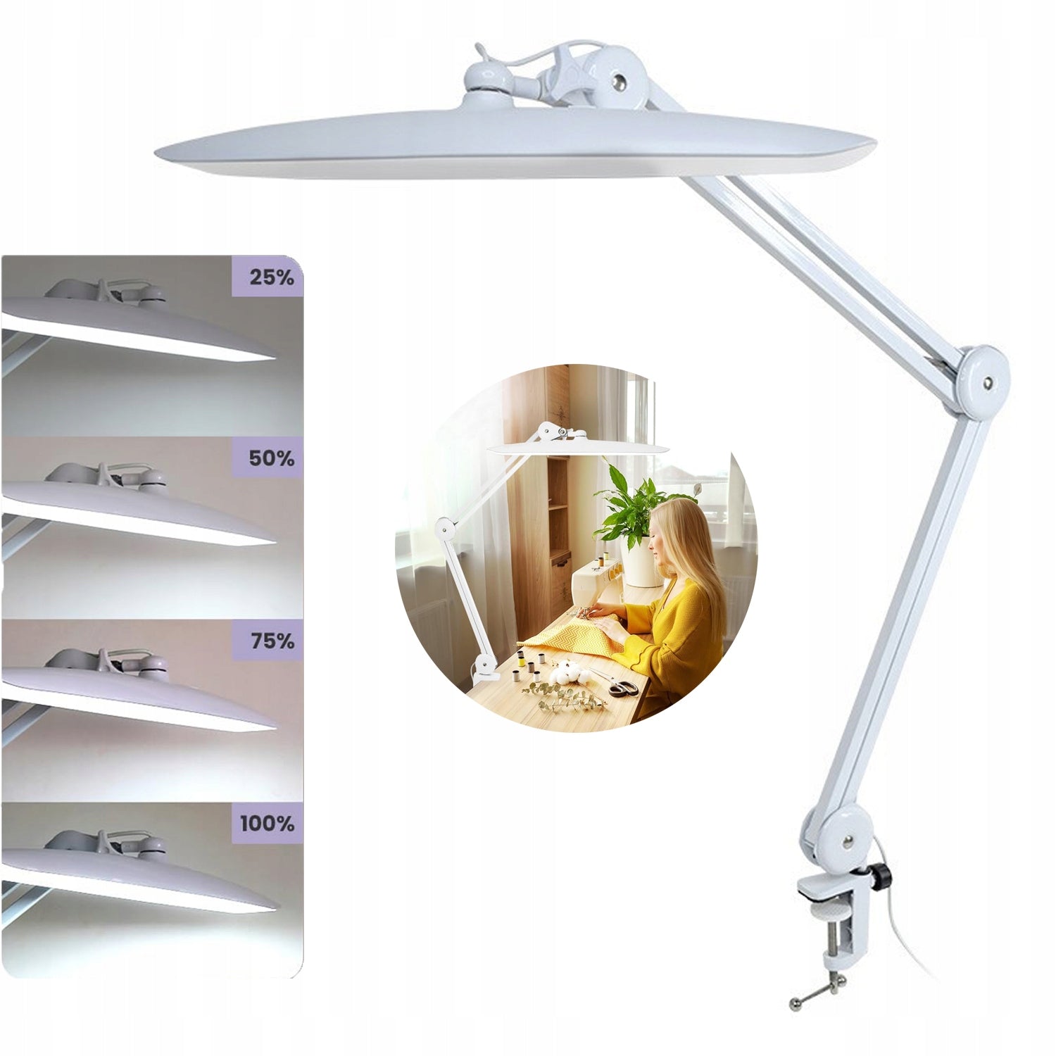 Cosmetic Lamp Professional LED Desk Lamp Ultra-Bright, Adjustable Lighting