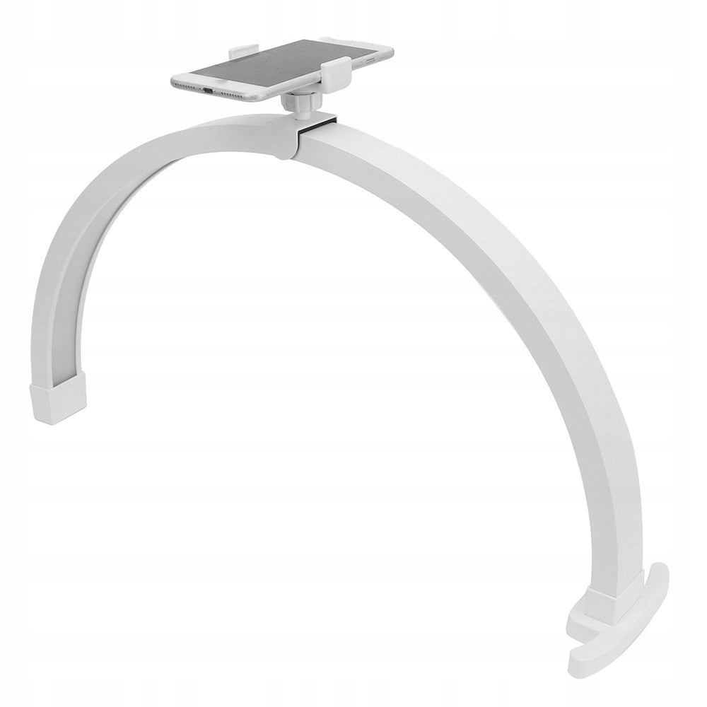 Cosmetic Standing Desk Lamp Crescent Shaped Arch