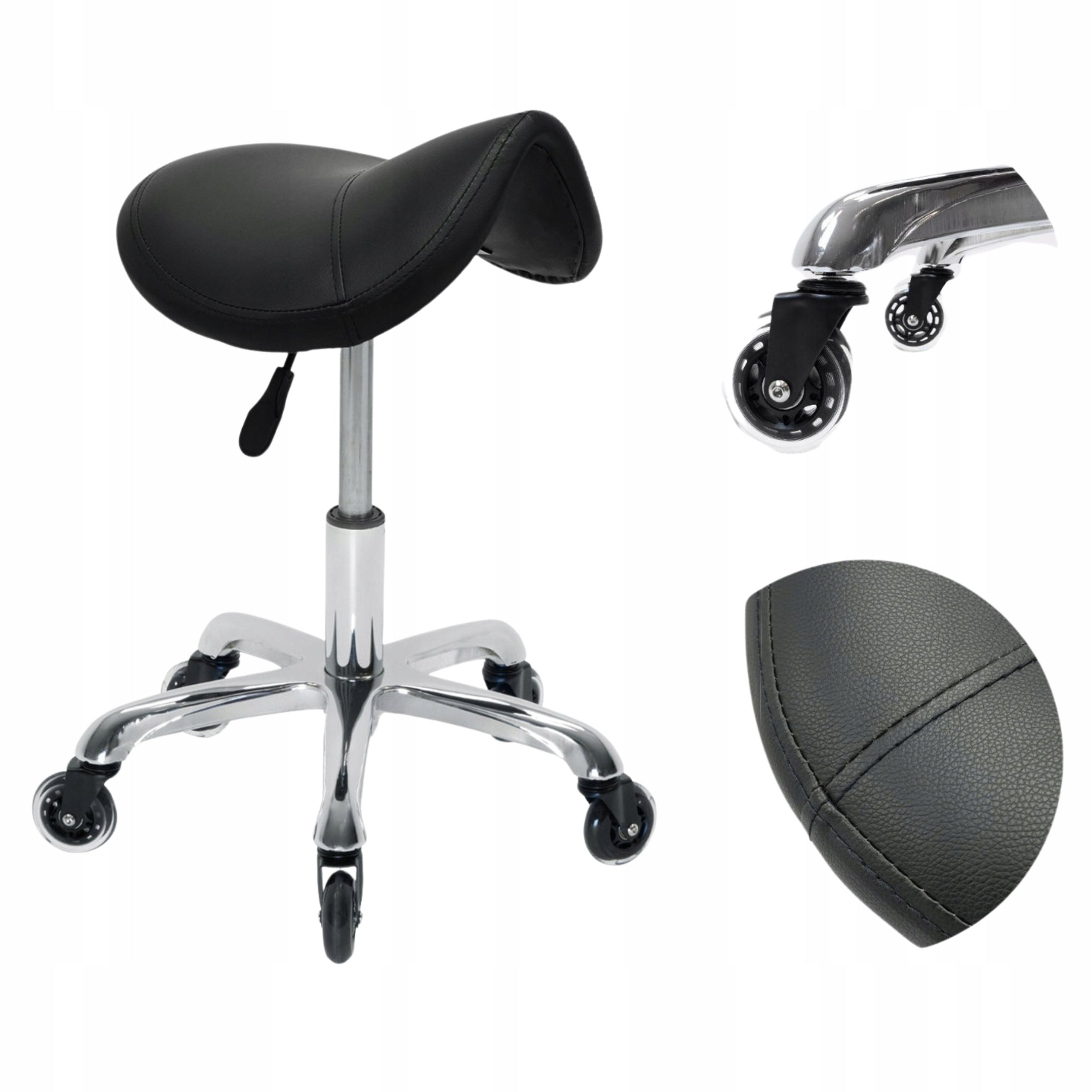 Cosmetic Stool Hairdressing Rodeo Stool Saddle Adjustable Profiled