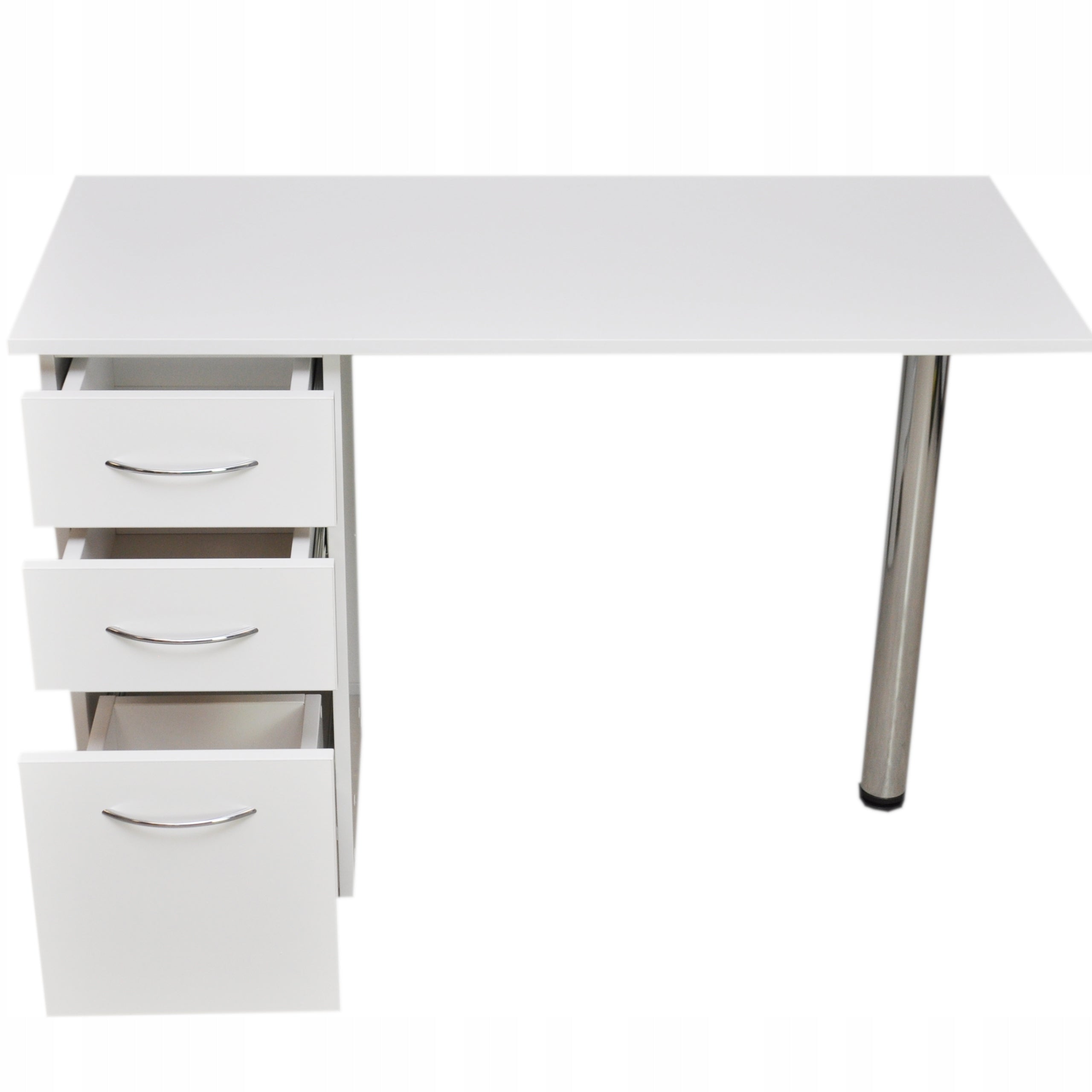 Cosmetic Table 110x50cm Desk White For Manicure With Drawers Desks Manufacturer code B-P B-3S