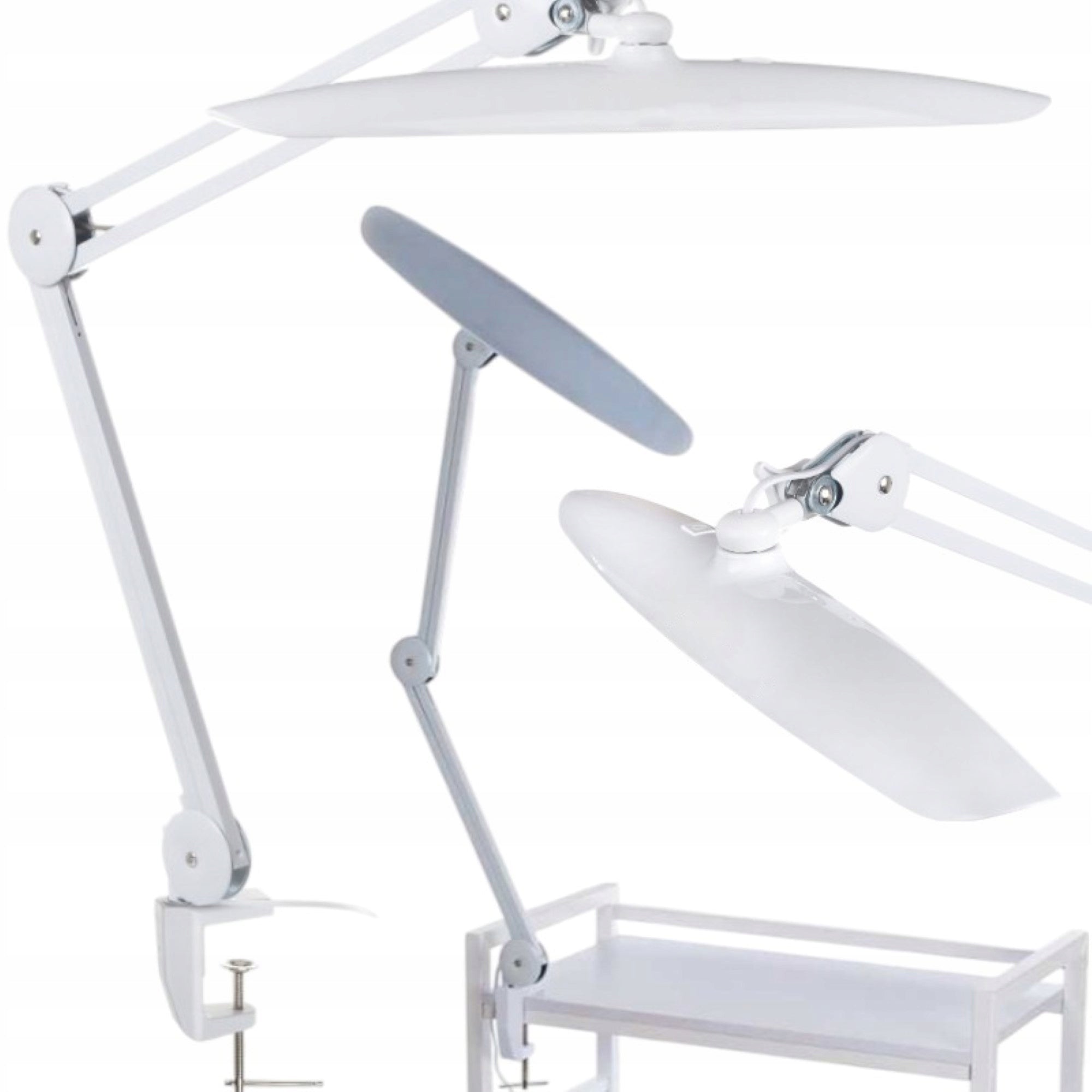 Cosmetic Workshop Desk Lamp for Manicure LED Desk 24 W White Brand no brand