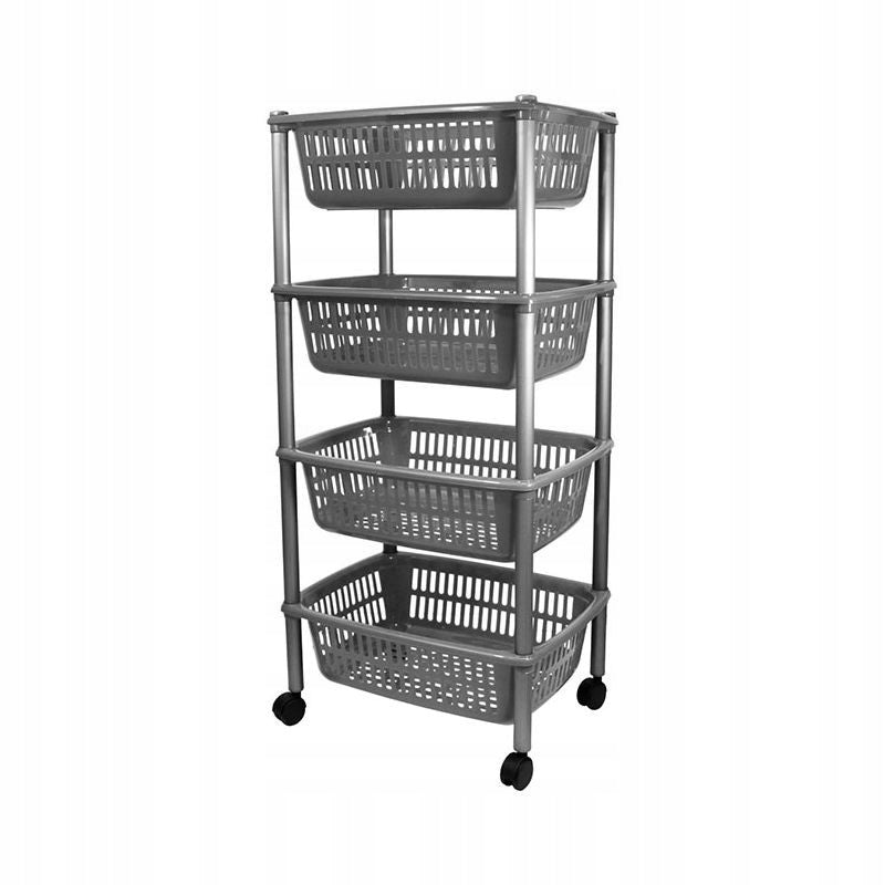 Cosmetic bathroom rack 4x shelf product ITALIAN 30 x 40 x 85 cm