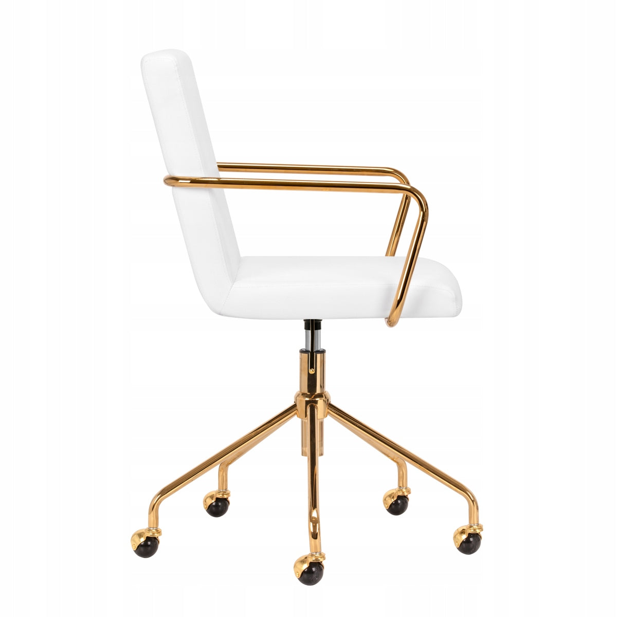 Cosmetic chair QS-OF211G gold white Brand Activeshop