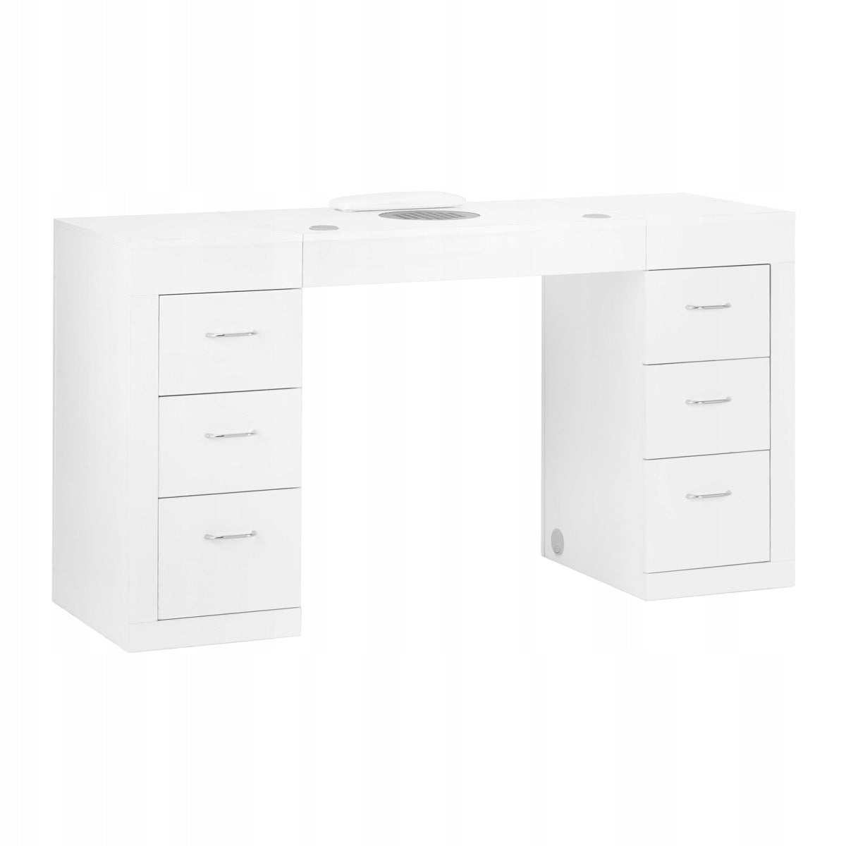 Cosmetic desk 324 with cassette hood white
