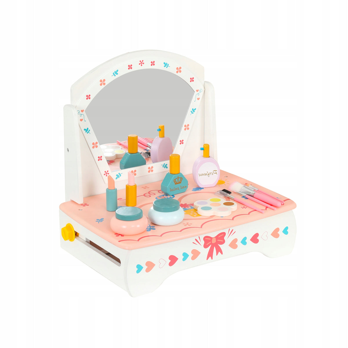 Cosmetic dressing table with mirror for children wooden for the youngest AGA Manufacturer code DS5651