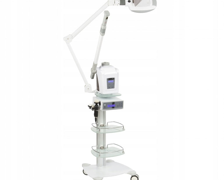 Cosmetic harvester 3in1 VIP Brusher+vapozone+lamp Color white