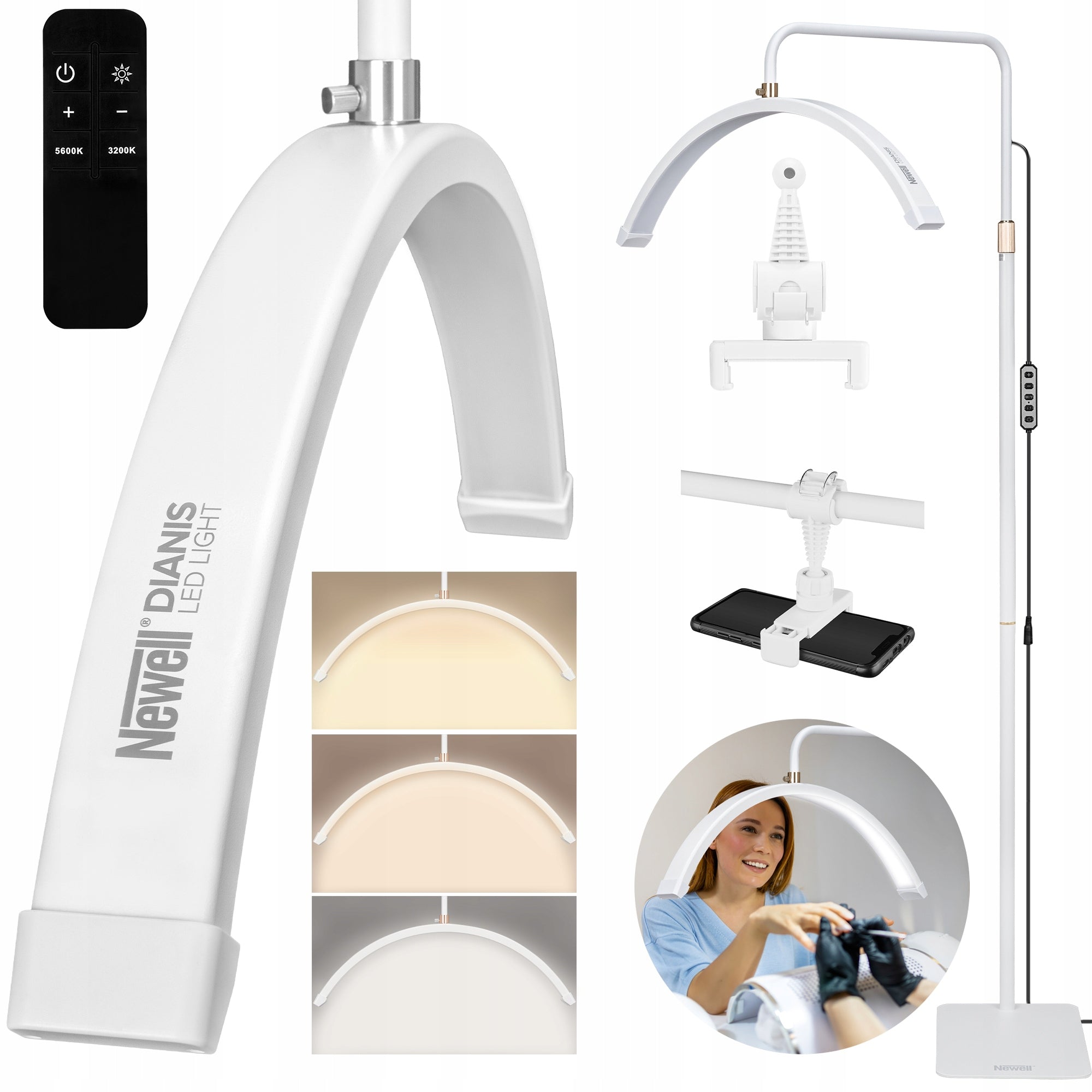 Cosmetic lamp Newell Dianis-White 40 W white