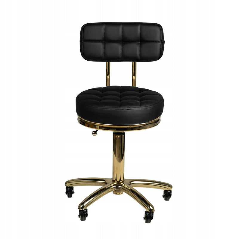 Cosmetic stool Gold AM-961 black Model AM-961