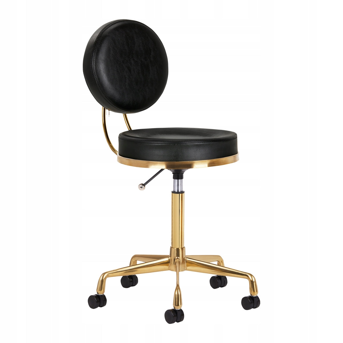 Cosmetic stool H5 gold black
