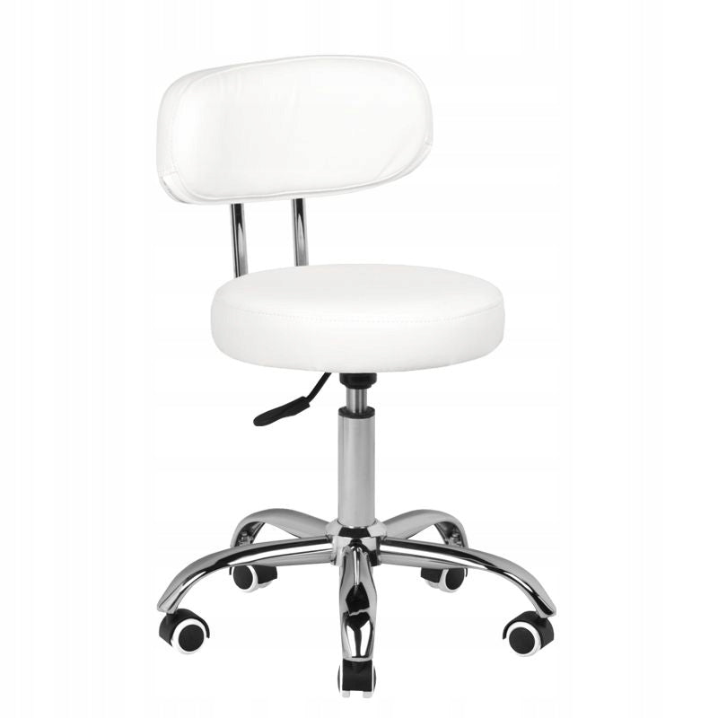 Cosmetic stool for pedicure A-007 white