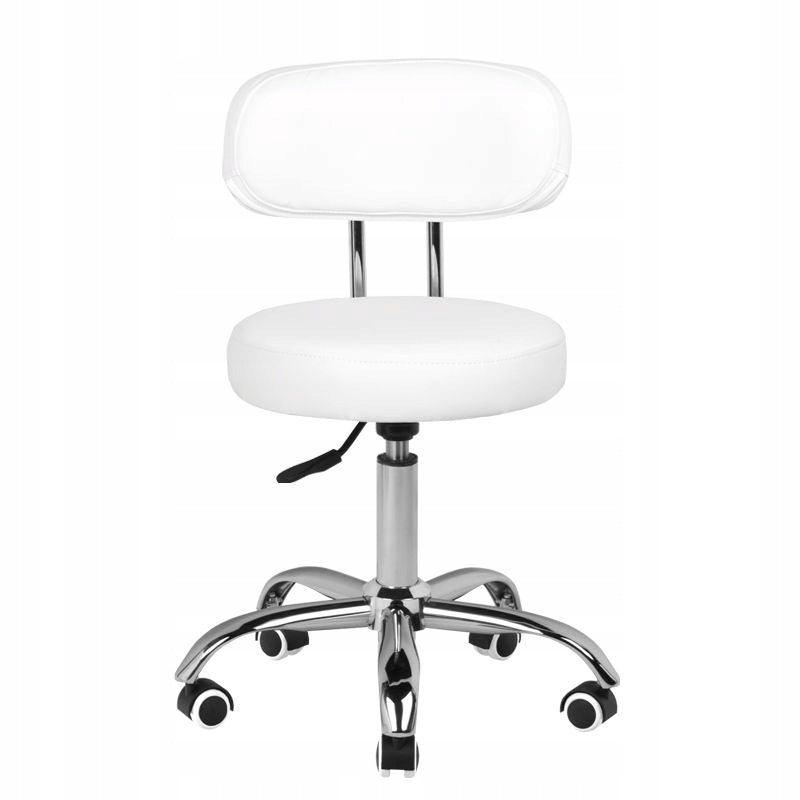 Cosmetic stool for pedicure A-007 white