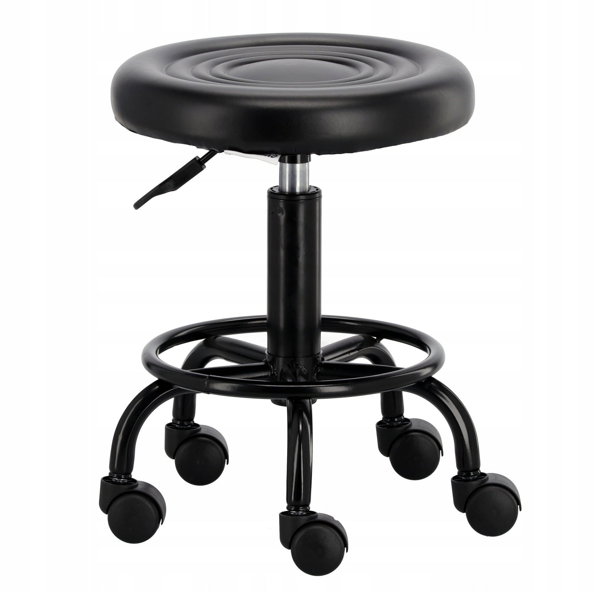 Cosmetic stool hairdresser chair bar stool saddle SPA mobile black