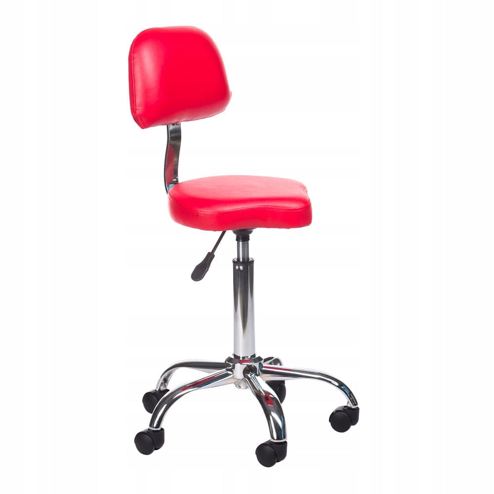 Cosmetic stool with backrest BH-7268 Red