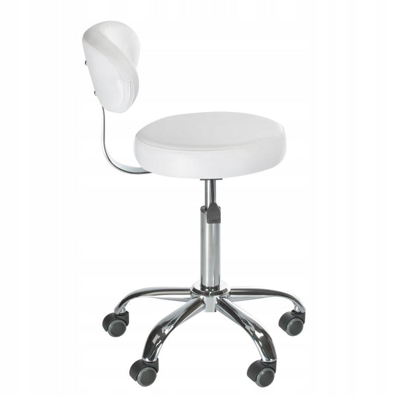 Cosmetic stool with fumes BD-9934 white Brand Beauty System