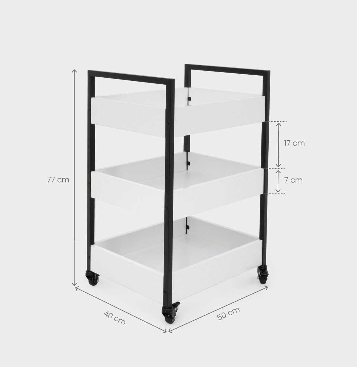 Cosmetic table bookcase hairdresser helper trolley for living room on wheels Medical device no