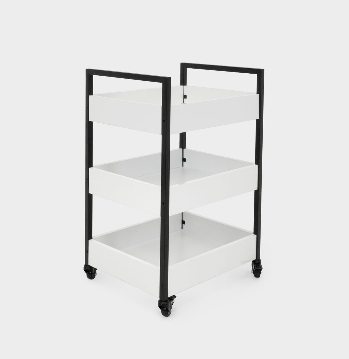 Cosmetic table bookcase hairdresser helper trolley for living room on wheels Packaging status original