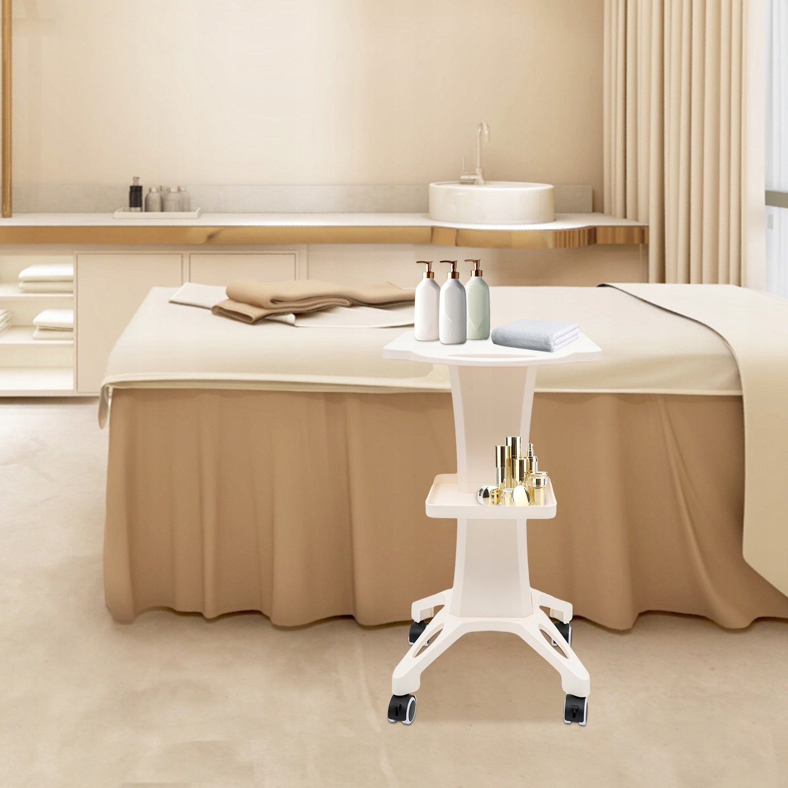 Cosmetic trolley 2 levels Manufacturer code q2508