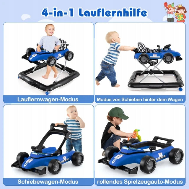 Costway 4-in-1 Multifunction Walker, Adjustable Formula 1 Child /ca142 Brand Costway