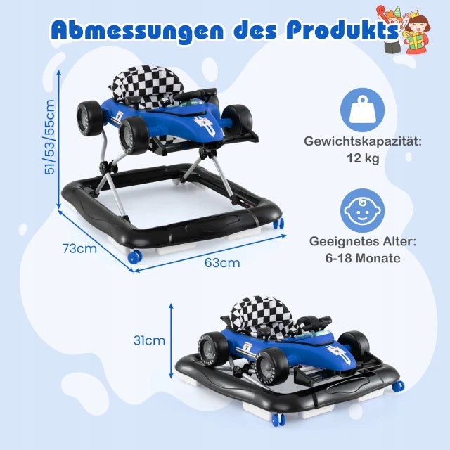 Costway 4-in-1 Multifunction Walker, Adjustable Formula 1 Child /ca142 Manufacturer code wielofunkcyjny chodzik